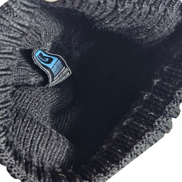 Burton Beanie Unisex Small Black Knit Skiing Snowboarding Retro Hat - Picture 5 of 7